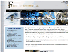 Tablet Screenshot of foresightautomation.com